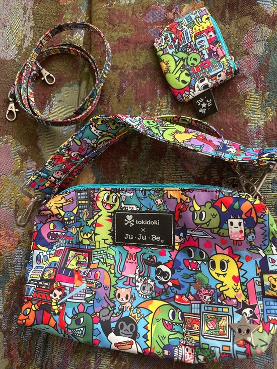 tokidoki Handbags - Tokidoki bag bonus straps and coin purse. Kaiju City